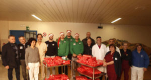 Sorpresa di Natale al policlinico S.Maria alle Scotte, Mens Sana Basket porta i doni al Dipartimento Materno-Infantile
