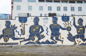 Un murale per gli Utah Jazz : artista sudafricana rende omaggio alla sua squadra del cuore Murale per lo Utah Jazz