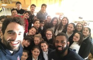 Junior Casale: super mattinata all’istituto Sacro Cuore con Pinkins e Musso