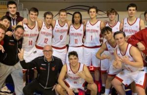Giovanili Alma Trieste: gli under 18 sfiorano l’impresa a Bologna contro la Virtus
