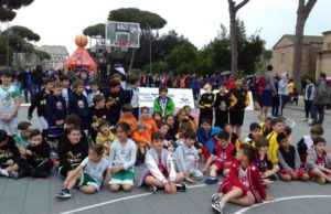 Roma. Basket in Festa. In 600 ai Fori Imperiali: battuta anche la pioggia
