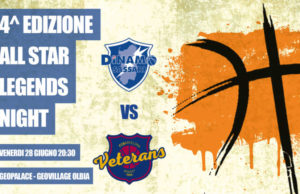 Dinamo Basket: venerdì è All Star Legends Night