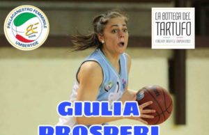 Basket A2/F: PF Umbertide, Giulia Prosperi vestirà ancora la maglia bianco-azzurra