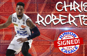 Novipiù Casale Monferrato: Chris Roberts è un giocatore rossoblù