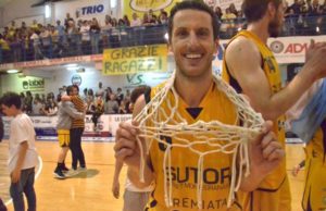 Serie B: Sutor Basket Montegranaro e Luca Rossi ai saluti