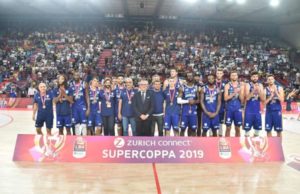 Supercoppa 2019: l’ Happy Casa Brindisi risorge da -18 e chiude al terzo posto