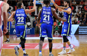 Dinamo Sassari: Il Banco parte alla grande, a Varese è 74-52