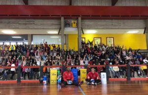 Pallacanestro Reggiana: “Io Tifo Pulito”, stamattina 250 studenti a Cavriago per il primo incontro