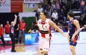 A2: L’Unieuro Forlì centra la quarta vittoria di fila. Piacenza battuta 81-67