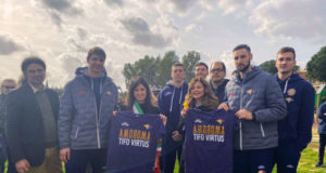 Sociale: Virtus Roma all’inaugurazione del playground nel Parco di Val Cannuta