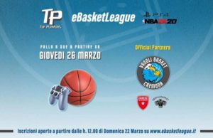Vanoli Cremona: Al via le iscrizioni per la 1.a #eBasketLeague italiana