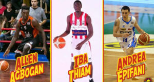 Serie B: Il Giulia Basket muove il mercato. Ecco Iba Koite Thiam, Allen Agbogan e Andrea Epifani