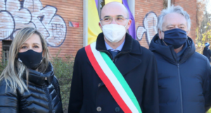 La Pallacanestro Reggiana all’inaugurazione di Largo Kobe e Gianna Bryant