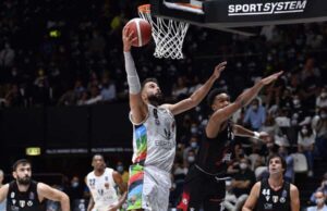 Supercoppa LBA: La Bertram Derthona cade solo nel finale con la Virtus Bologna