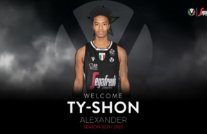Ty-Shon Leron Alexander è un nuovo giocatore della Virtus Segafredo Bologna
