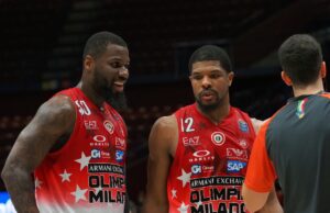 LBA: L’Olimpia Milano batte 66-62 la Virtus Bologna in gara1 di finale scudetto