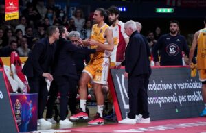 Vuelle Pesaro: Rottura del tendine d’Achille per Valerio Mazzola
