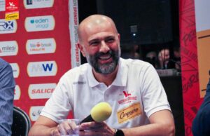 Vuelle Pesaro presentato il nuovo coach Maurizio Buscaglia: “A Pesaro per ripartire”