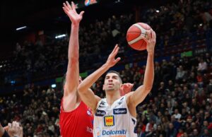 Dolomiti Energia Trentino e Diego Flaccadori ai saluti. Il giocatore si accasa all’Olimpia Milano