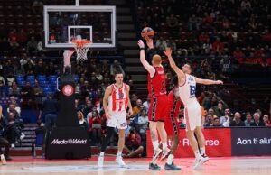 Eurolega: L’ EA7 Emporio Armani Milano mette la quarta e piega la Stella Rossa Belgrado 101-86