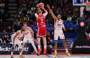 LBA: Un terzetto al comado. Cade la Virtus a Sassari, vince Milano. E’ bagarre in coda