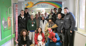 La Paperdi Juvecaserta in visita al reparto pediatrico dell’Ospedale S. Anna e S. Sebastiano. Sorrisi e solidarietà per i più piccoli