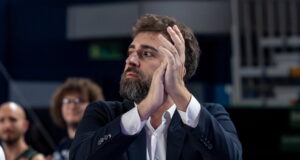 Treviglio Brianza Basket e coach Davide Villa ai saluti